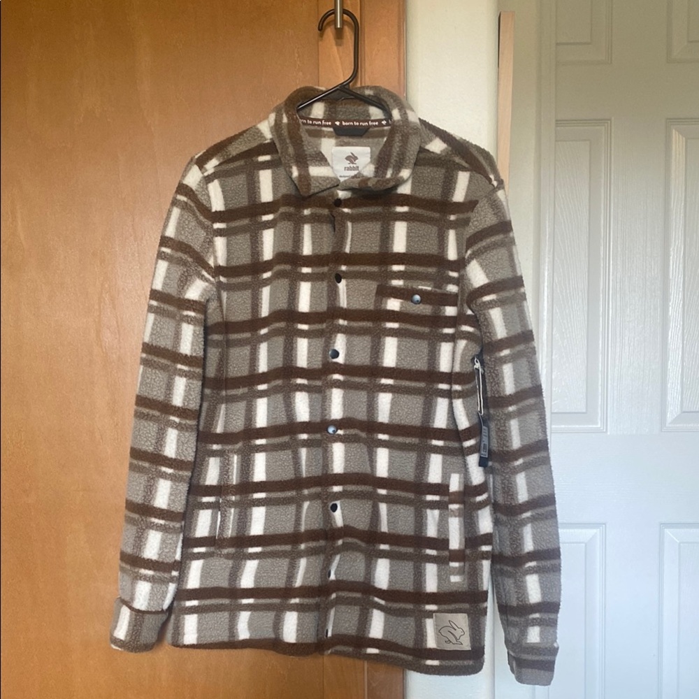 NWT Rabbit Fleece of Mind Men's Jacket Size Medium - Picture 3 of 7